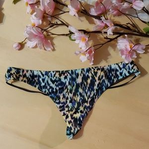 NWT Victoria's Secret v string animal print